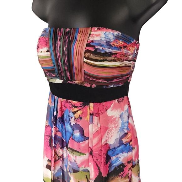 Sue Wong Floral Maxi Dress Multicolor - Picture 5 of 16